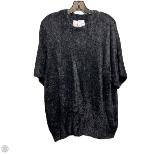 Sweater Short Sleeve By J. Crew In Black, Size: 2x