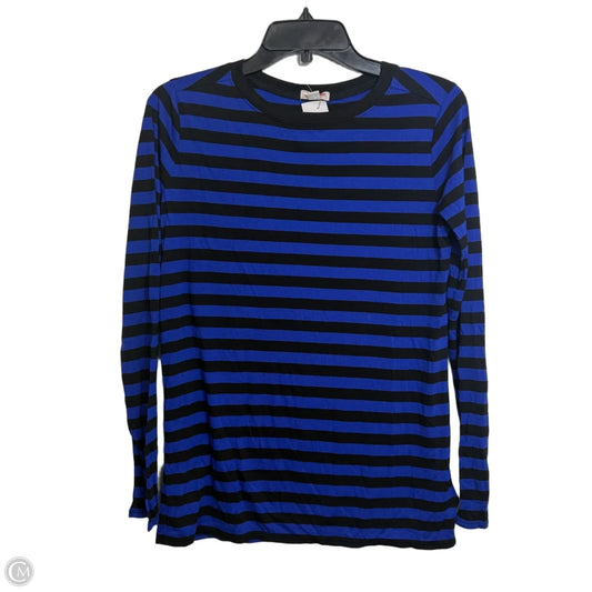 Top Long Sleeve Basic By Gap In Blue, Size: Xs
