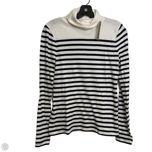 Top Long Sleeve Basic By J. Crew In Striped Pattern, Size: S