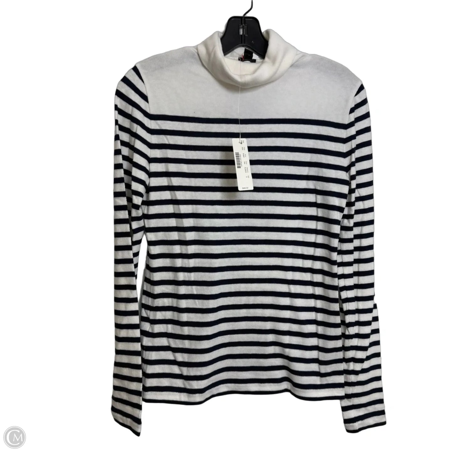Top Long Sleeve Basic By J. Crew In Striped Pattern, Size: S