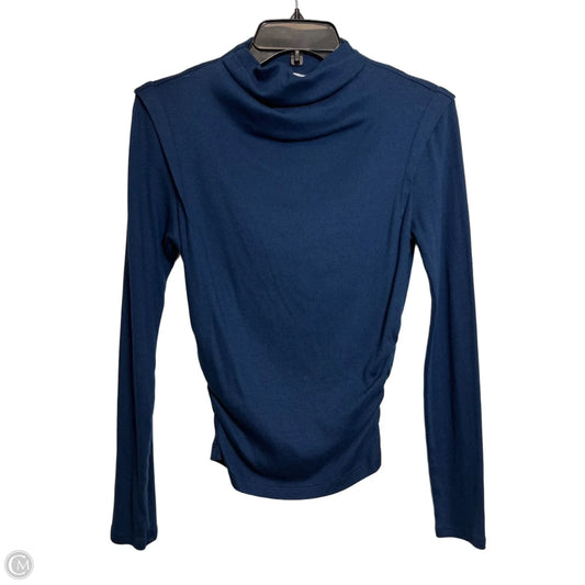 Top Long Sleeve By Michael Stars In Blue, Size: S