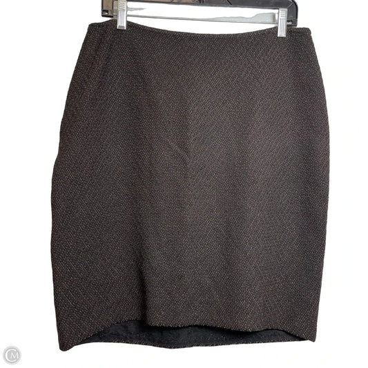 Skirt Mini & Short By St John Knits In Brown, Size: L