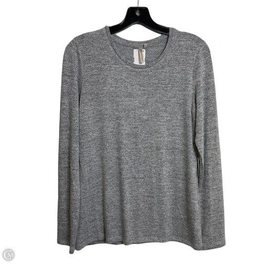 Top Long Sleeve By Banana Republic In Grey, Size: S