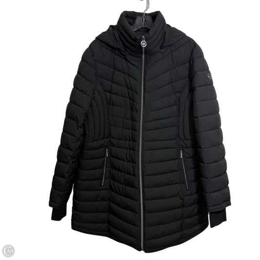 Jacket Puffer & Quilted By Michael By Michael Kors In Black, Size: Xl