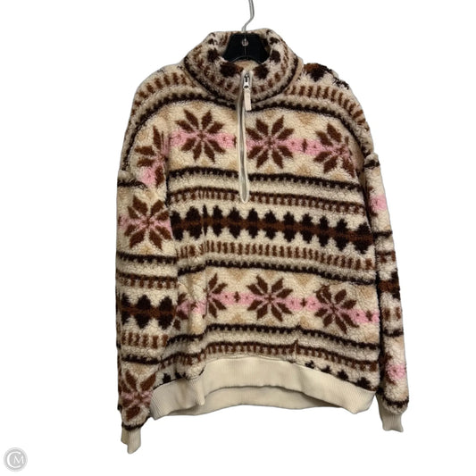 Jacket Fleece By Aerie In Multi-colored, Size: S