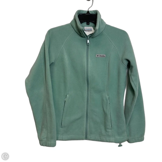 Athletic Jacket By Columbia In Green, Size: S