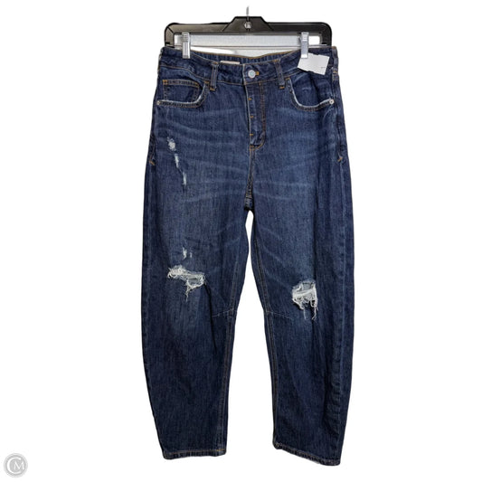 Jeans Boyfriend By Pilcro In Blue Denim, Size: 6p