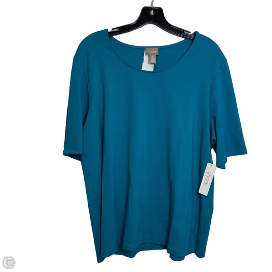 Top Short Sleeve Basic By Clothes Mentor In Blue, Size: Xl
