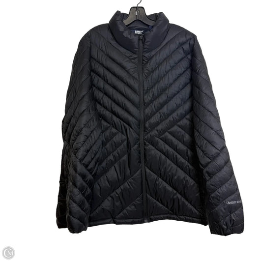 Coat Puffer & Quilted By Lands End In Black, Size: 1x
