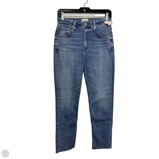 Jeans Straight By Citizens Of Humanity In Blue Denim, Size: 2
