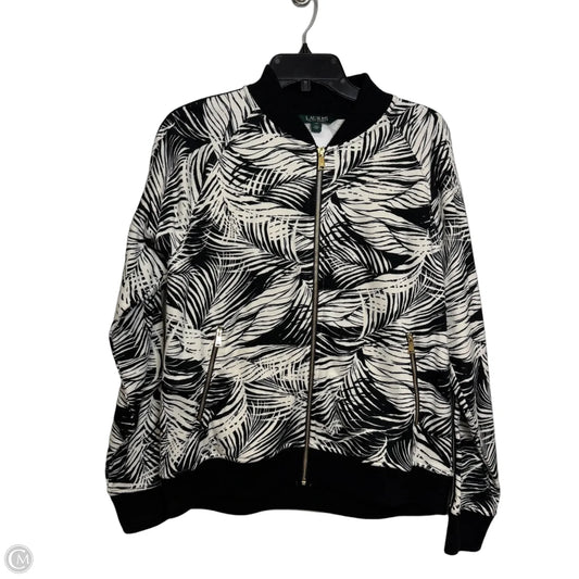 Jacket Other By Lauren By Ralph Lauren In Black & White, Size: Xl