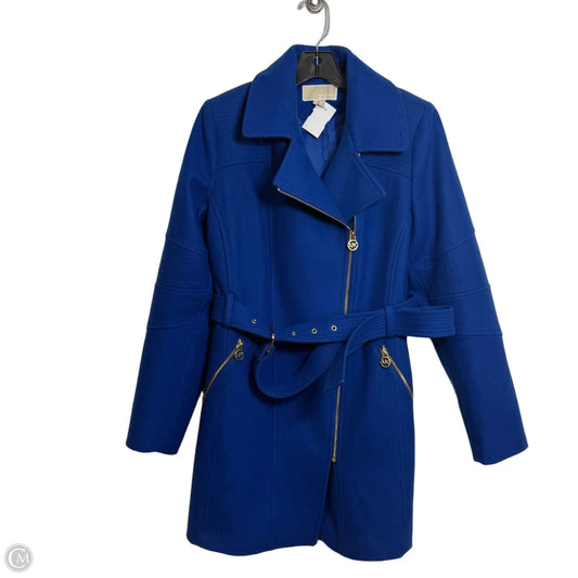 Coat Peacoat By Michael By Michael Kors In Blue, Size: L