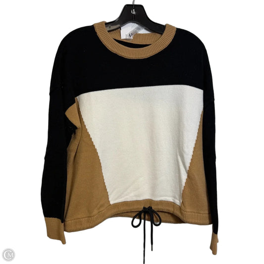 Sweater By Lou And Grey In Black & Tan, Size: L