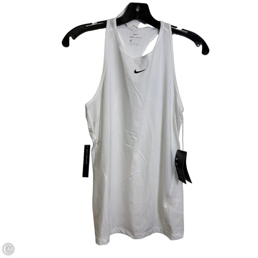 Athletic Tank Top By Nike In White, Size: S