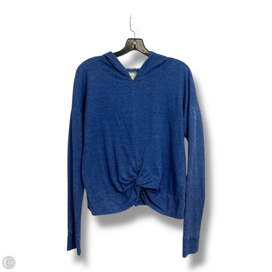 Top Long Sleeve By Cloth & Stone In Blue, Size: L