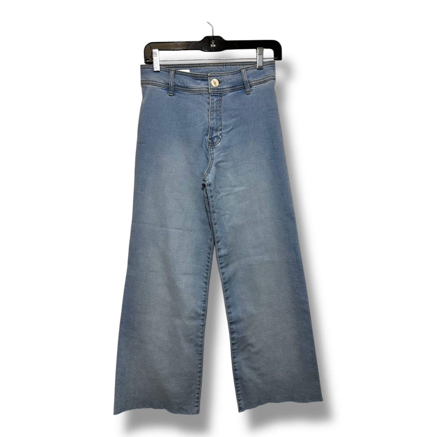 Jeans Flared By Zara In Blue Denim, Size: 12