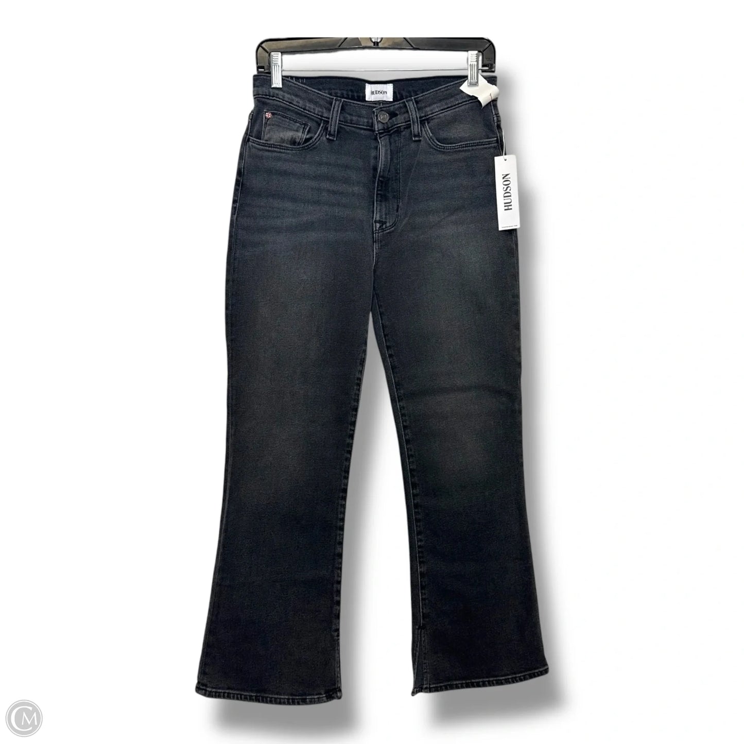 Jeans High rise bootcut crop By Hudson In Black, Size: 28