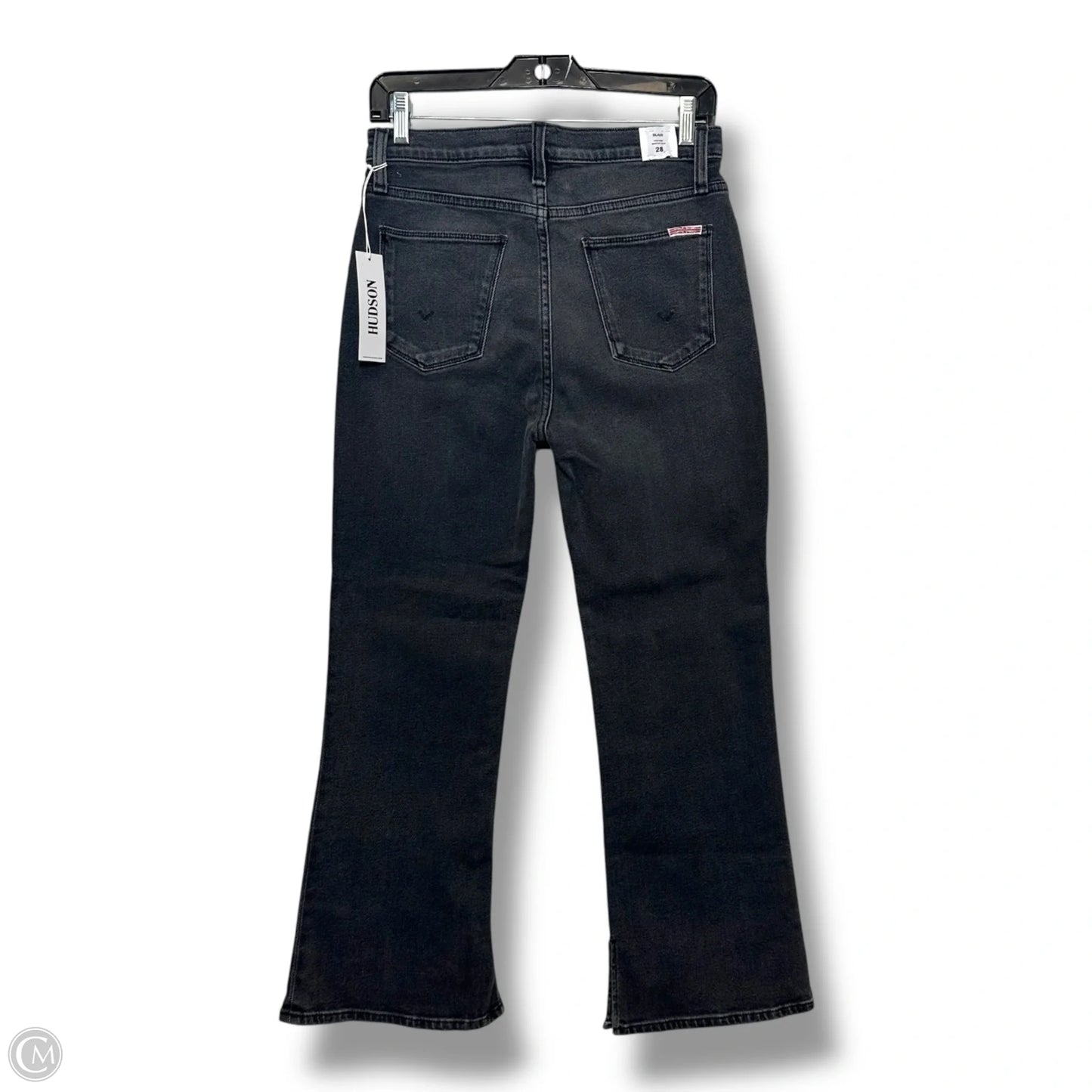 Jeans High rise bootcut crop By Hudson In Black, Size: 28