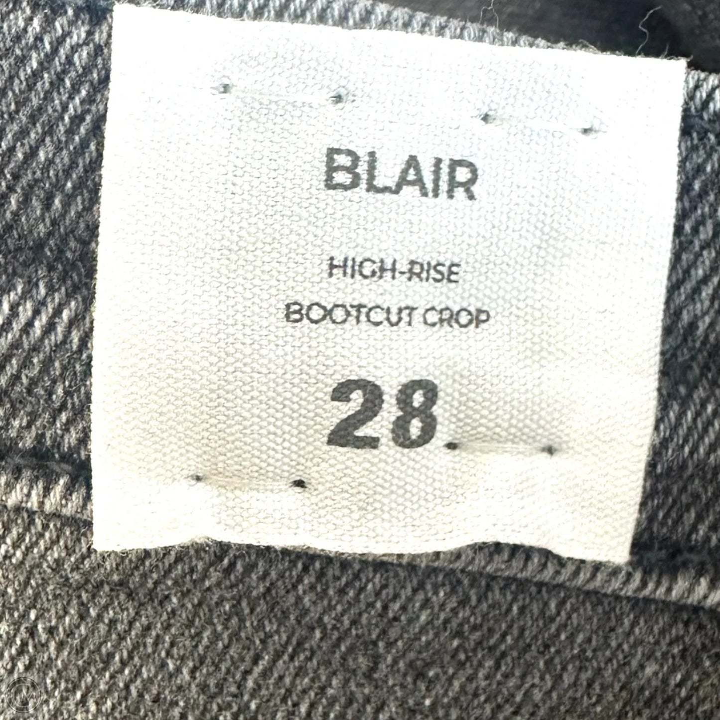 Jeans High rise bootcut crop By Hudson In Black, Size: 28