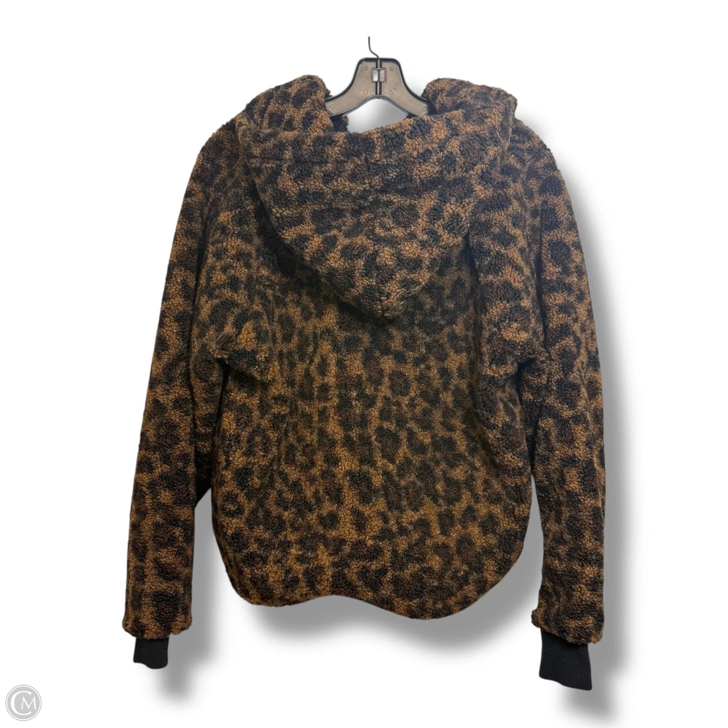 Coat Faux Fur & Sherpa By Lou And Grey In Animal Print, Size: S