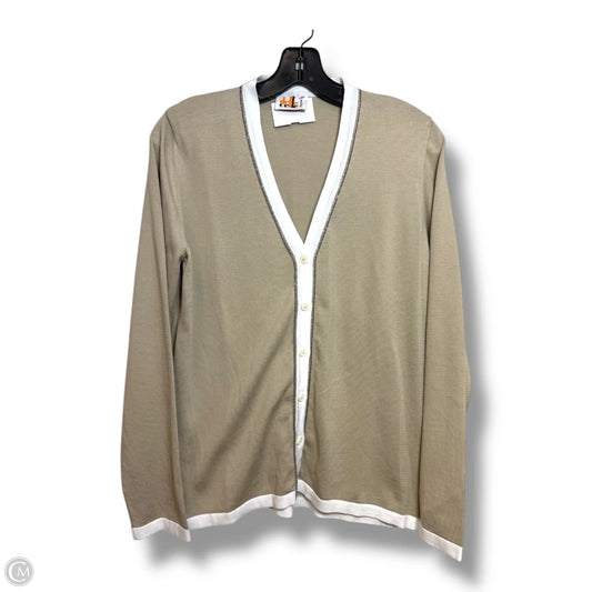 Cardigan By Clothes Mentor In Tan, Size: M