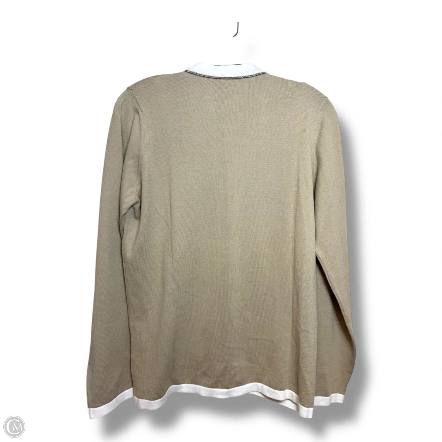 Cardigan By Clothes Mentor In Tan, Size: M