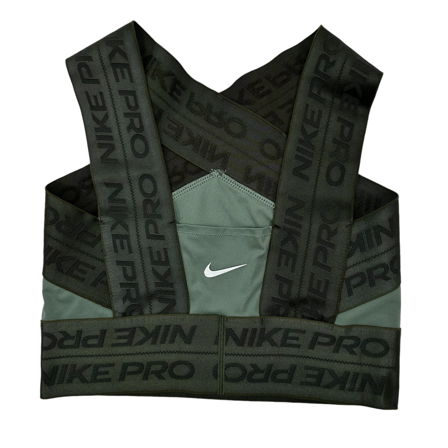 Athletic Bra By Nike In Green, Size: S