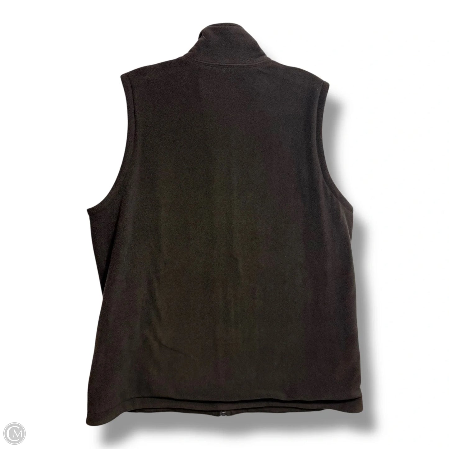 Vest Fleece By Lands End In Brown, Size: M