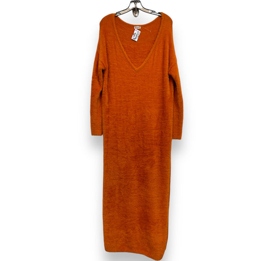 Dress Casual Maxi By Free People In Orange, Size: M