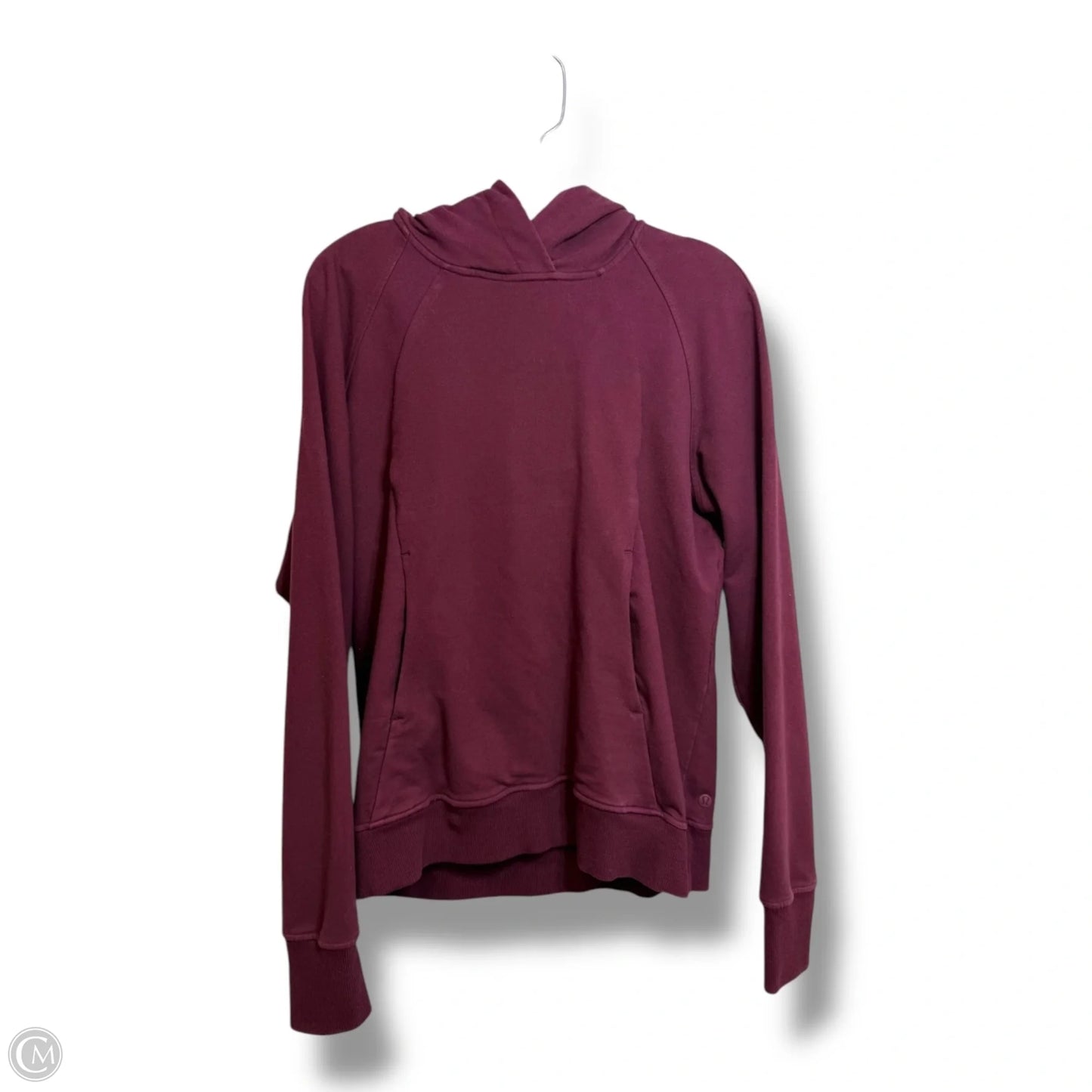 Sweatshirt Hoodie By Lululemon In Maroon, Size: 6