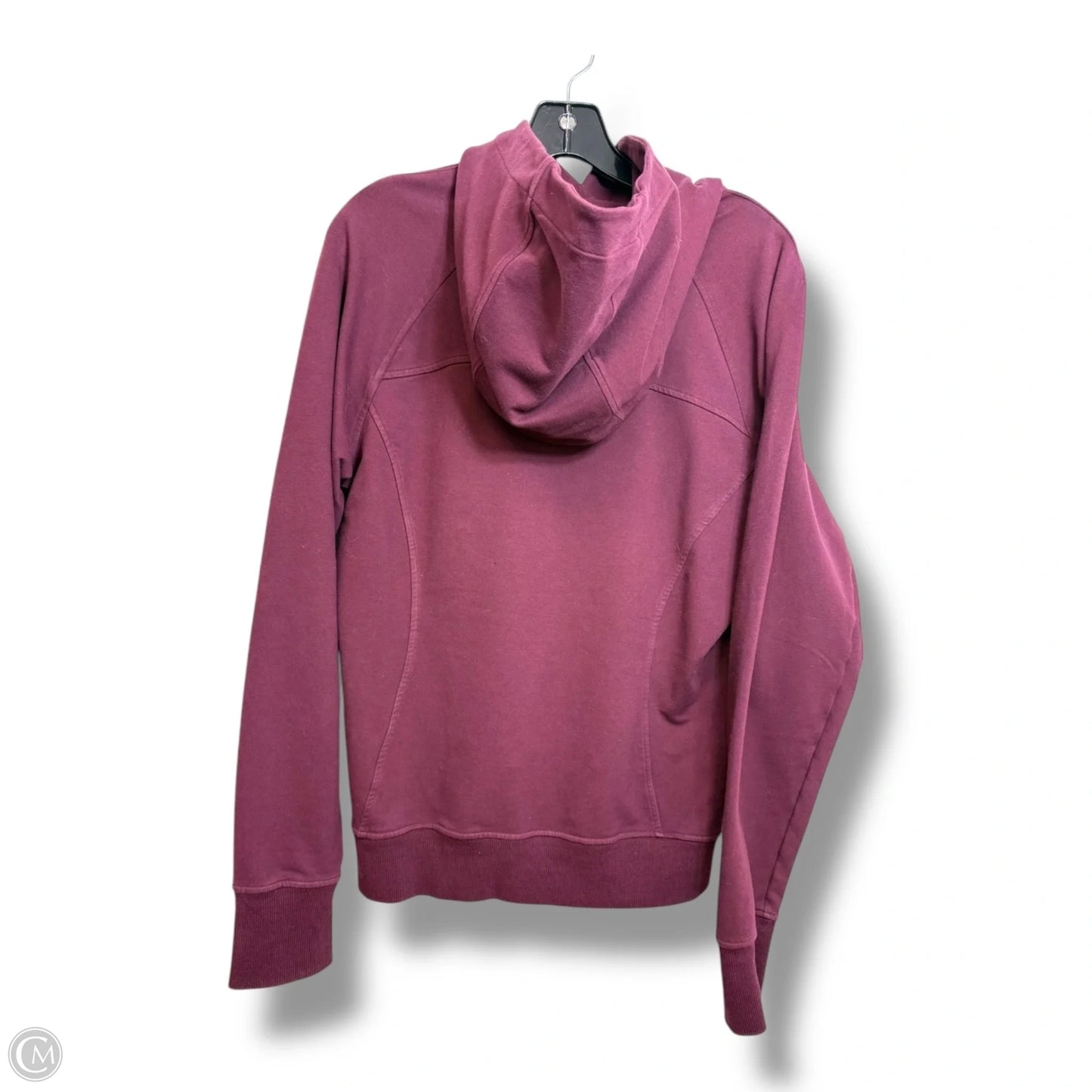 Sweatshirt Hoodie By Lululemon In Maroon, Size: 6