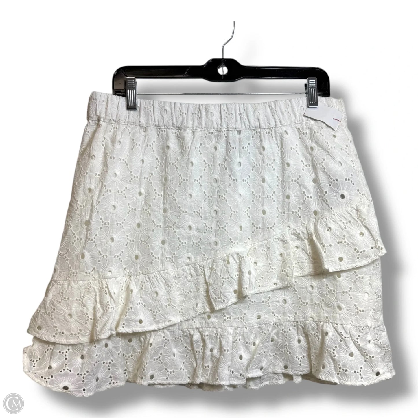 Skirt Set 2pc By 7 For All Mankind In White, Size: L