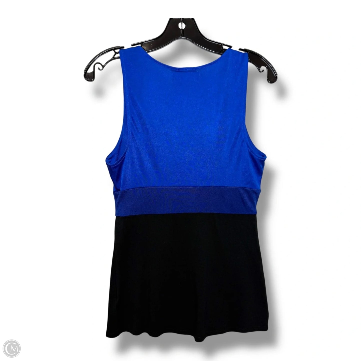 Top Sleeveless By Express In Black & Blue, Size: S
