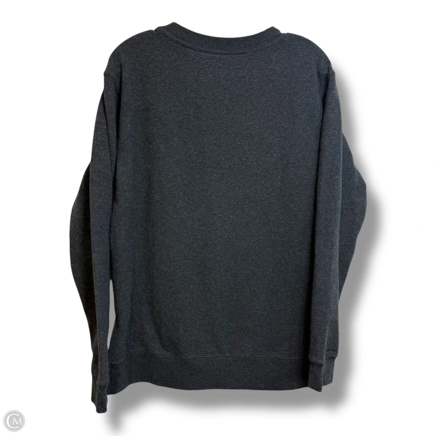 Sweatshirt Crewneck By Green Tea In Grey, Size: S