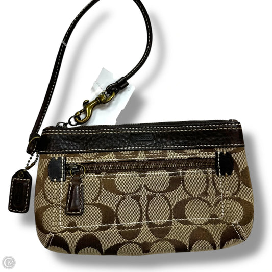 Wristlet Designer By Coach, Size: Small