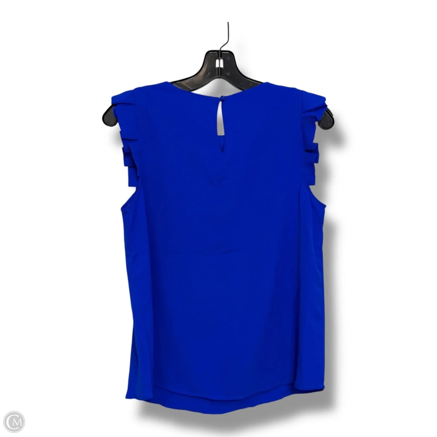Top Sleeveless By Monteau In Blue, Size: M