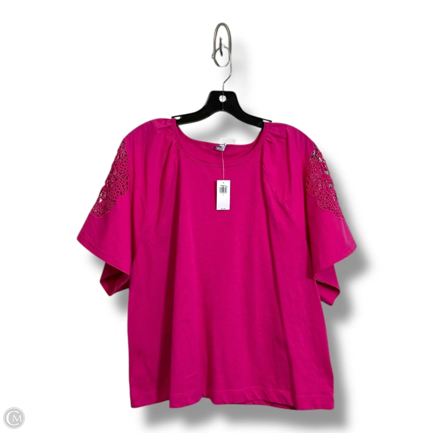 Top Short Sleeve By Old Navy In Pink, Size: L