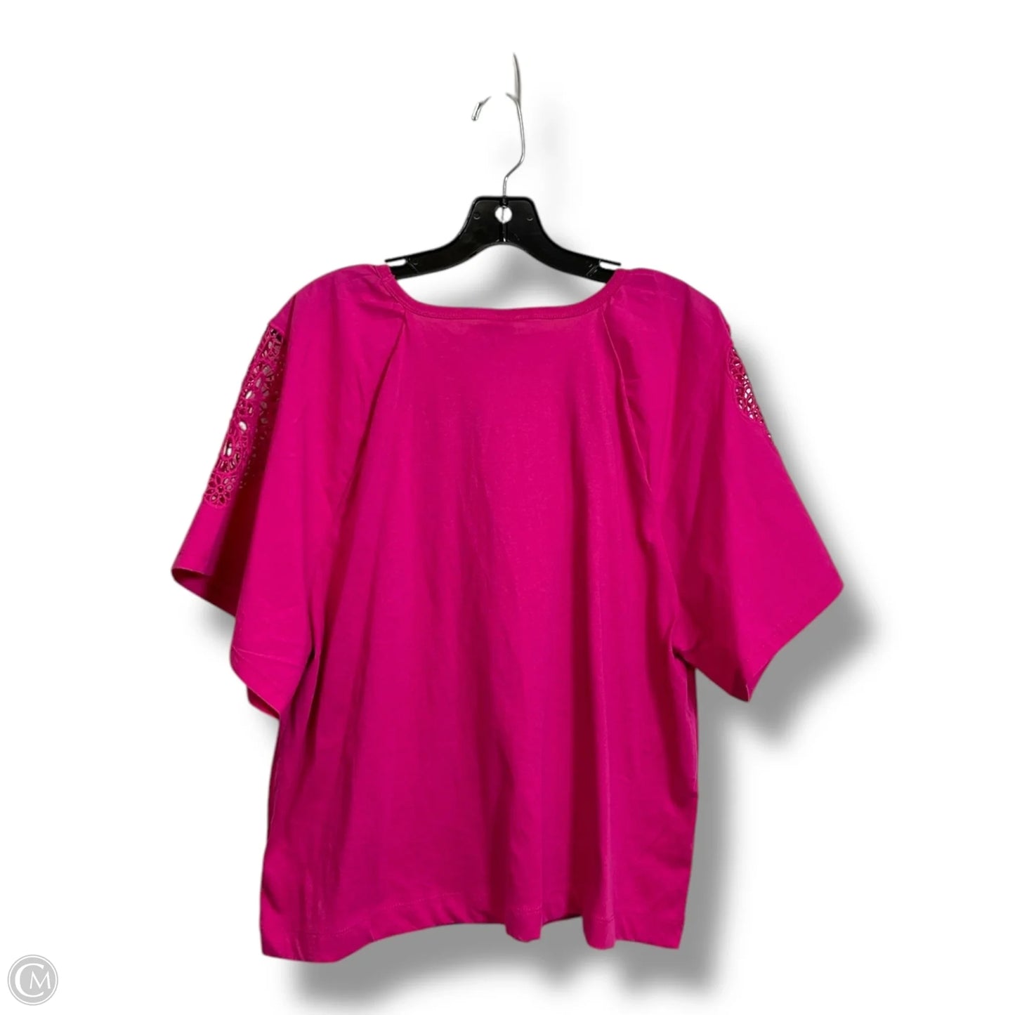 Top Short Sleeve By Old Navy In Pink, Size: L