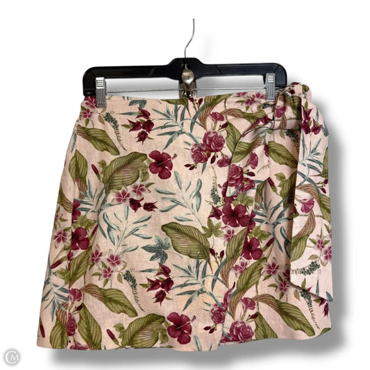 Skort By Clothes Mentor In Floral Print, Size: S