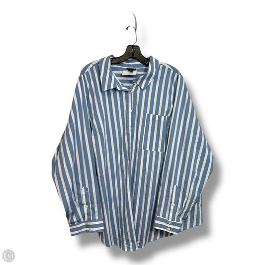 Top Long Sleeve By Torrid In Striped Pattern, Size: 4