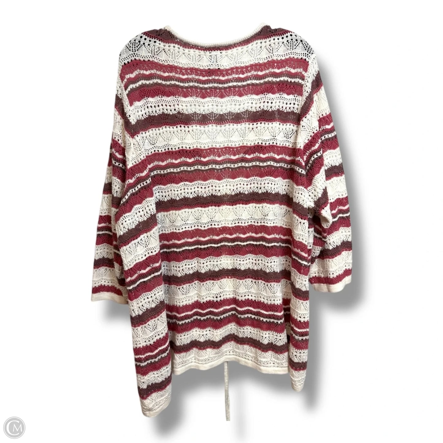 Top 3/4 Sleeve By Torrid In Striped Pattern, Size: 4x