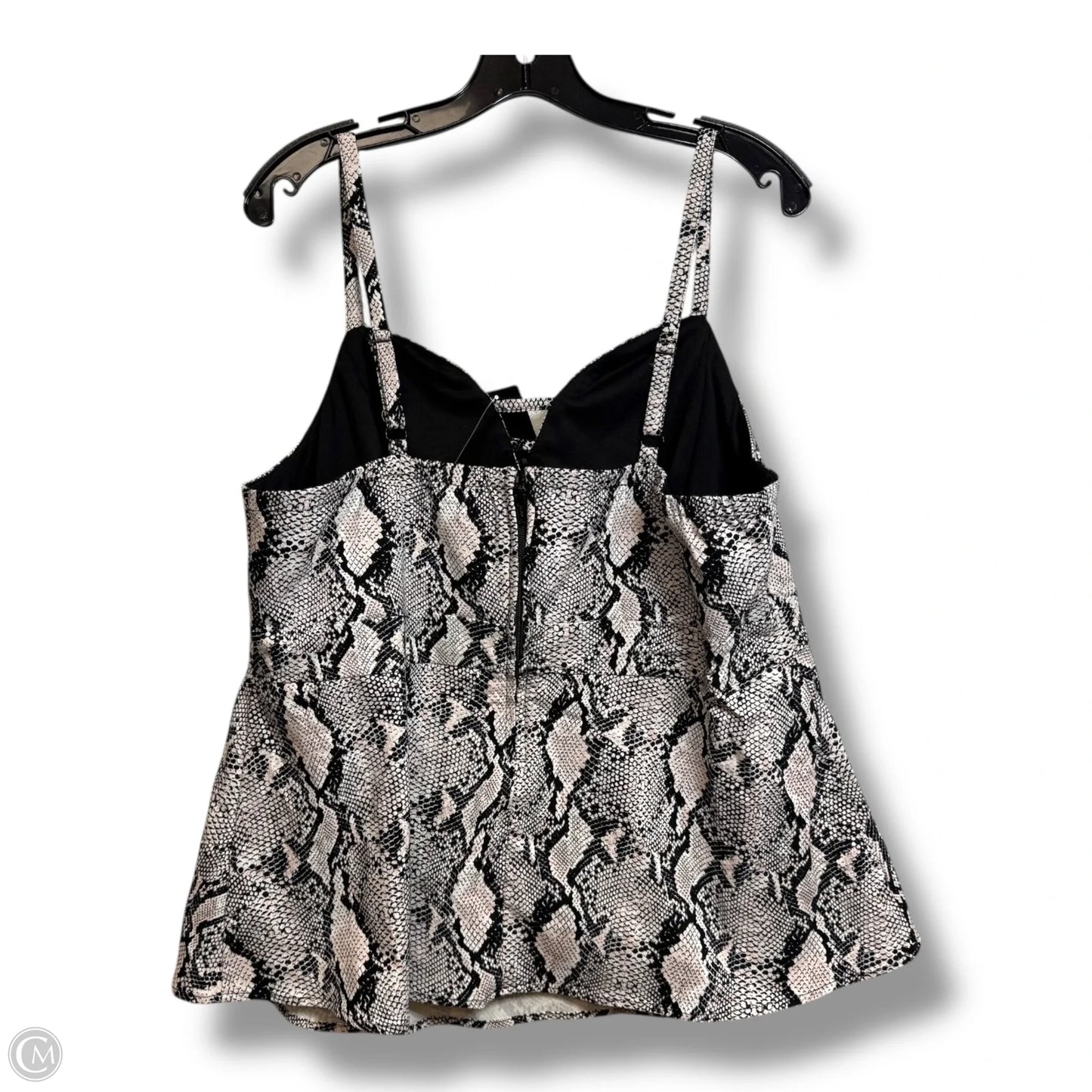 Tank Top By Torrid In Snakeskin Print, Size: 1x