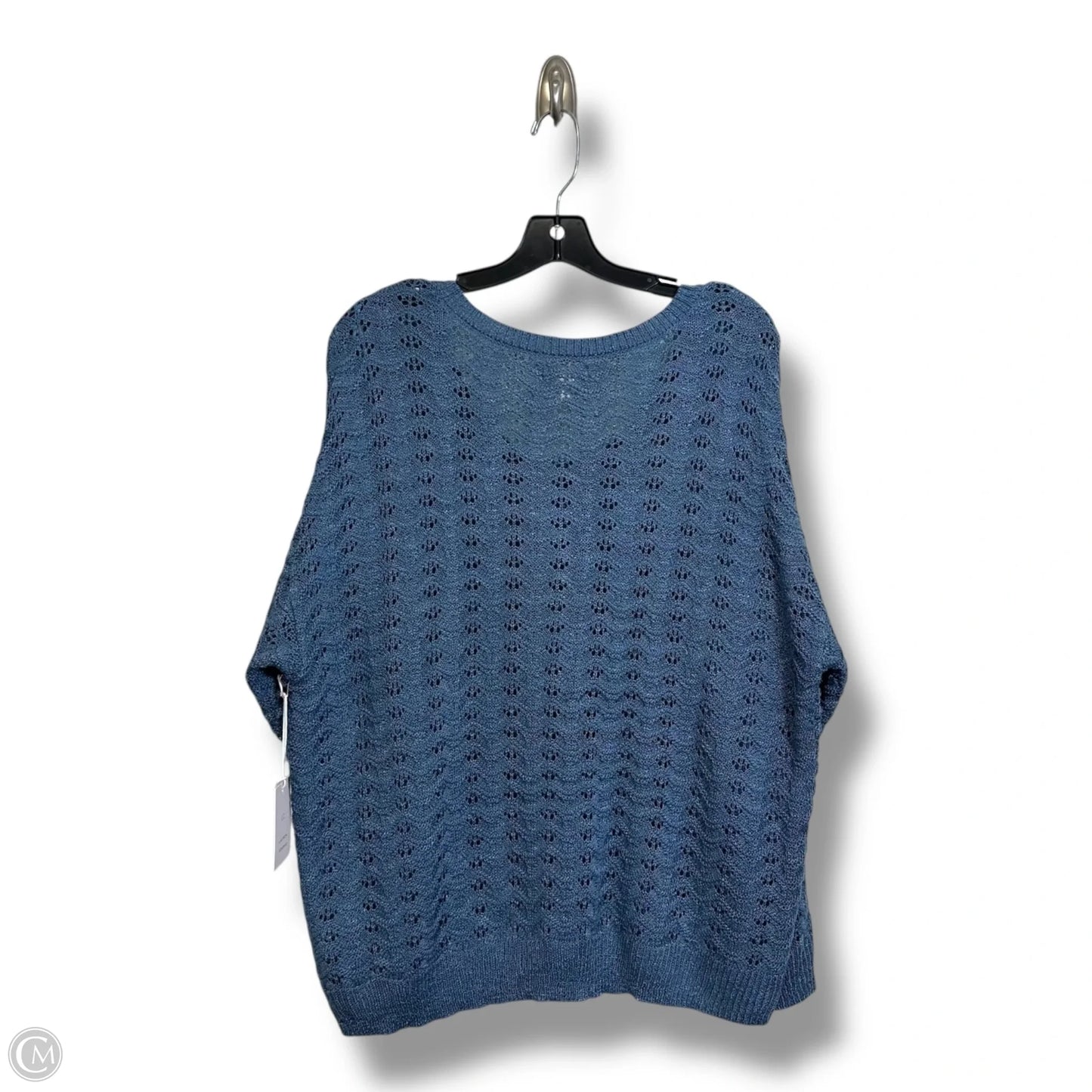 Top Long Sleeve By Lc Lauren Conrad In Blue, Size: Xxl