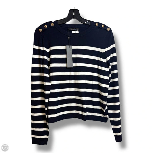 Sweater By Clothes Mentor In Striped Pattern, Size: Xl