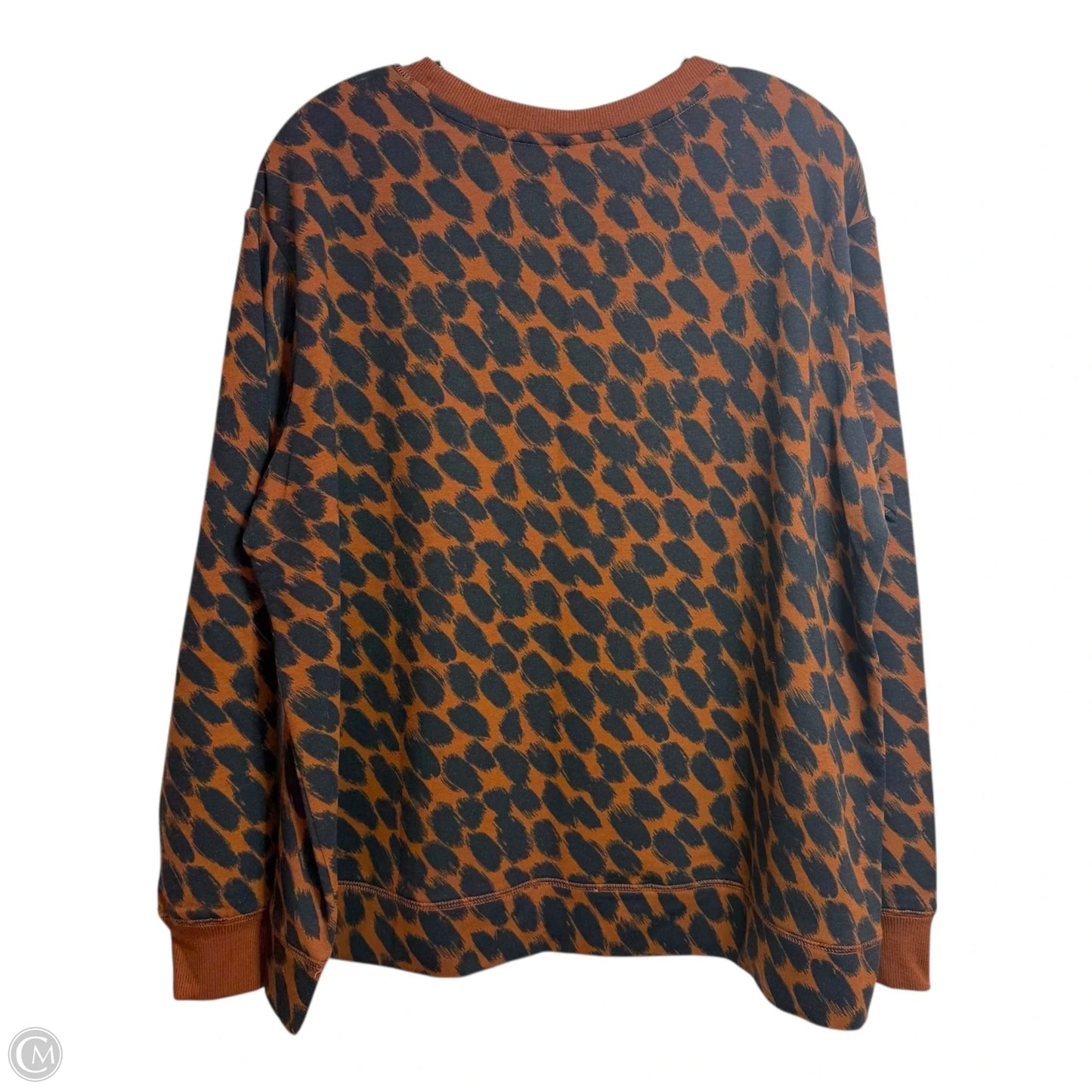 Sweatshirt Crewneck By Stars Above In Animal Print, Size: Xxl