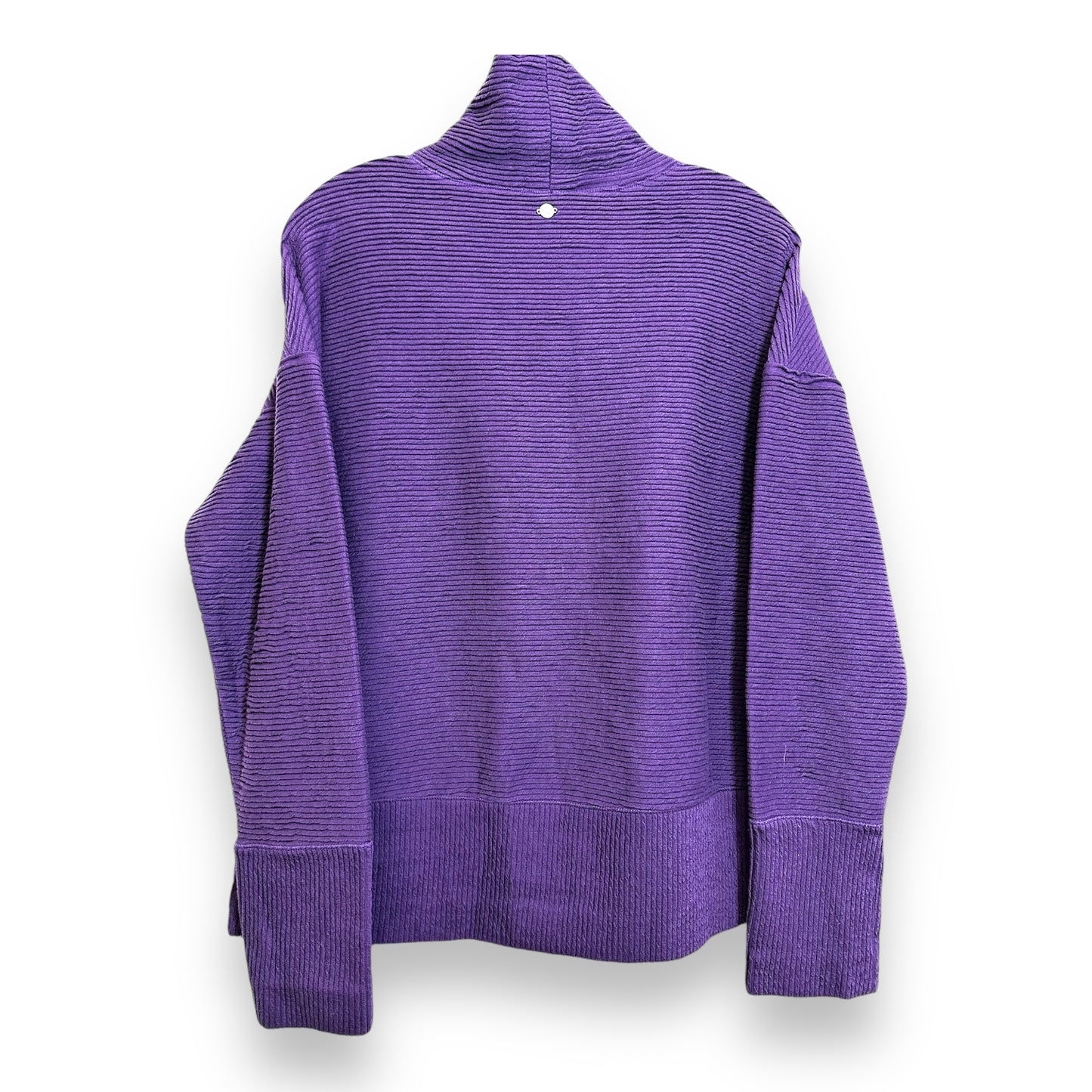 Sweatshirt Crewneck By Calia In Purple, Size: M