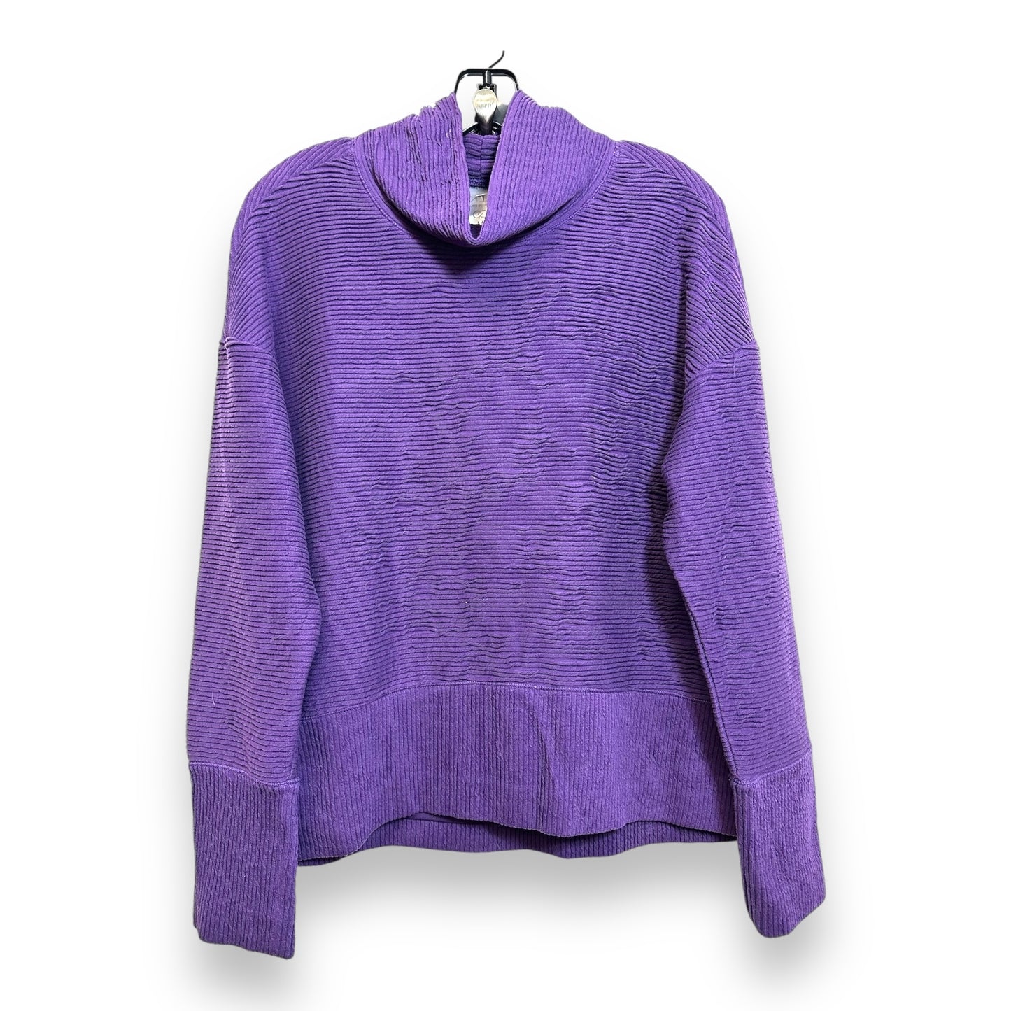 Sweatshirt Crewneck By Calia In Purple, Size: M