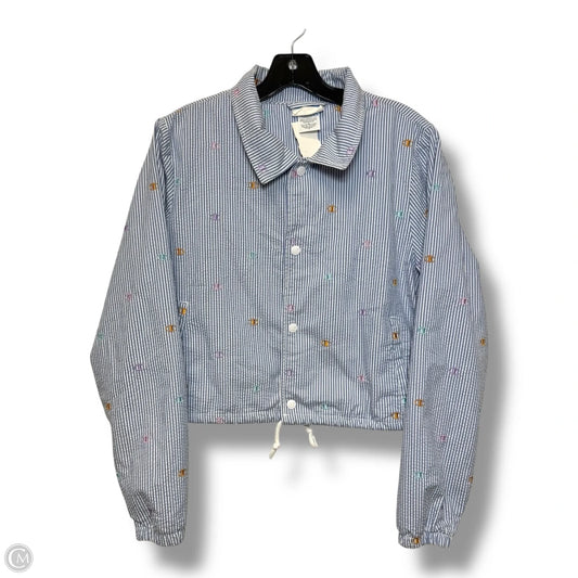 Jacket Other By Champion In Striped Pattern, Size: M