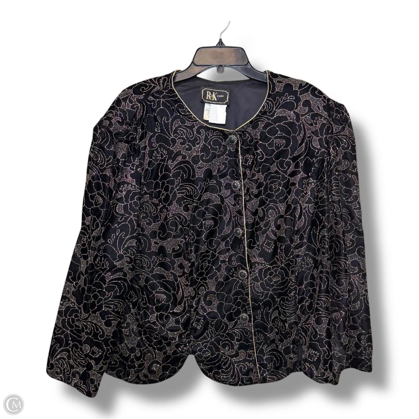 Blazer By Clothes Mentor In Black, Size: S