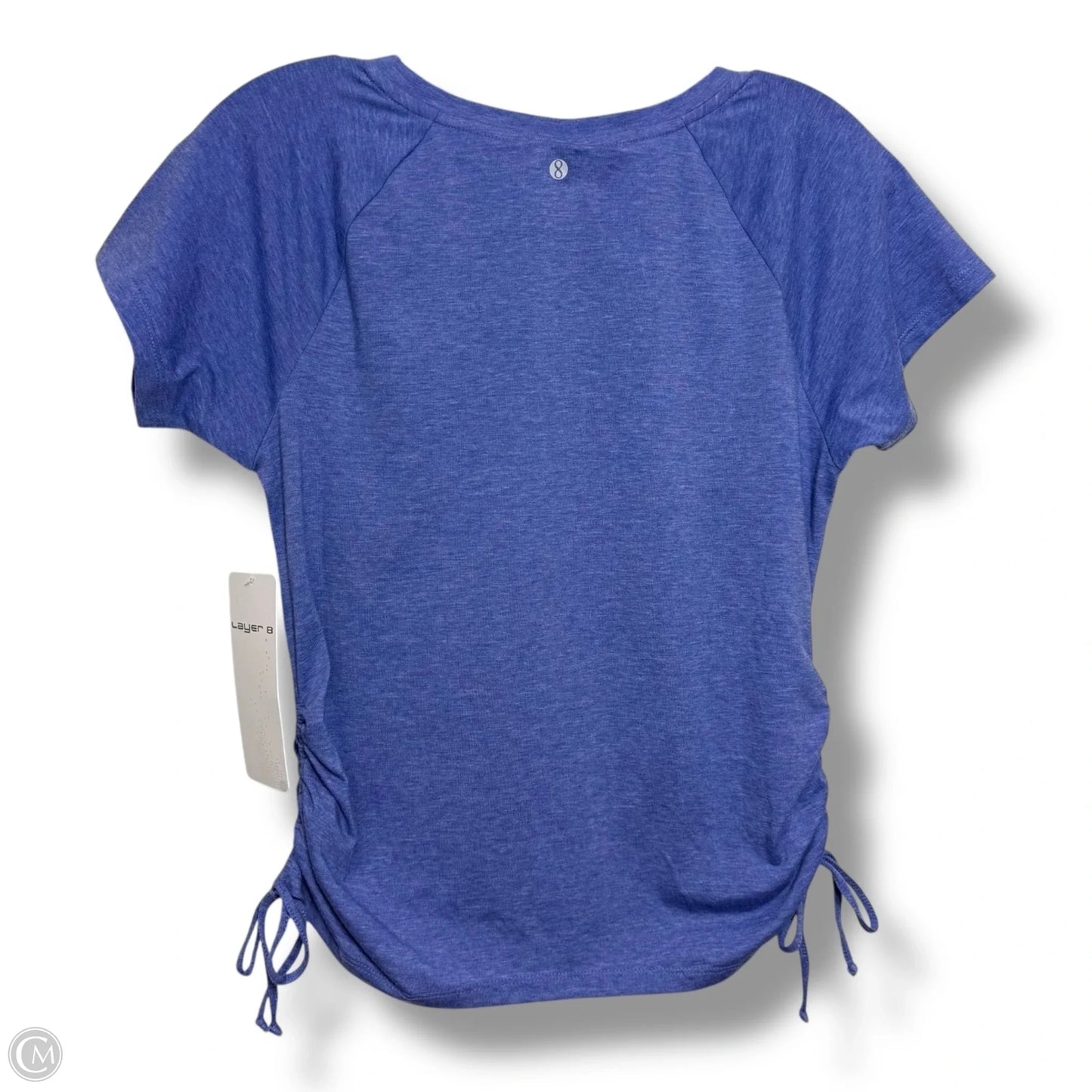 Athletic Top Short Sleeve By Layer 8 In Multi-colored, Size: S